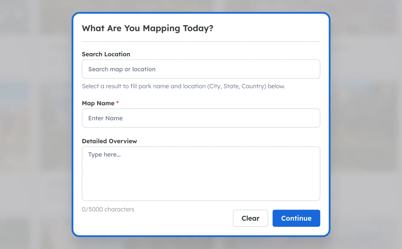 Create Your Map, OuterMap product screen